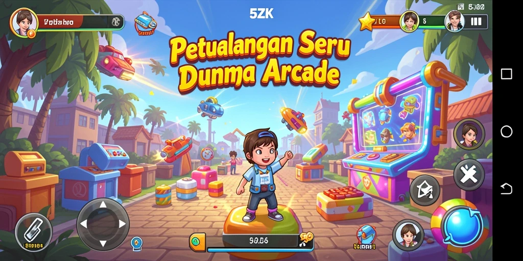 Tangkapan layar gameplay 5ZK menampilkan aksi seru yang mengasyikkan.
