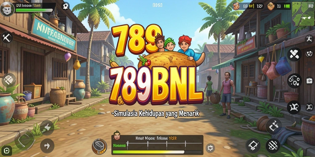 Screenshot gameplay 789BNL yang menunjukkan simulasi kehidupan yang seru.