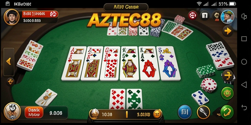 Tampilan utama gameplay AZTEC88 yang menegangkan dan seru.