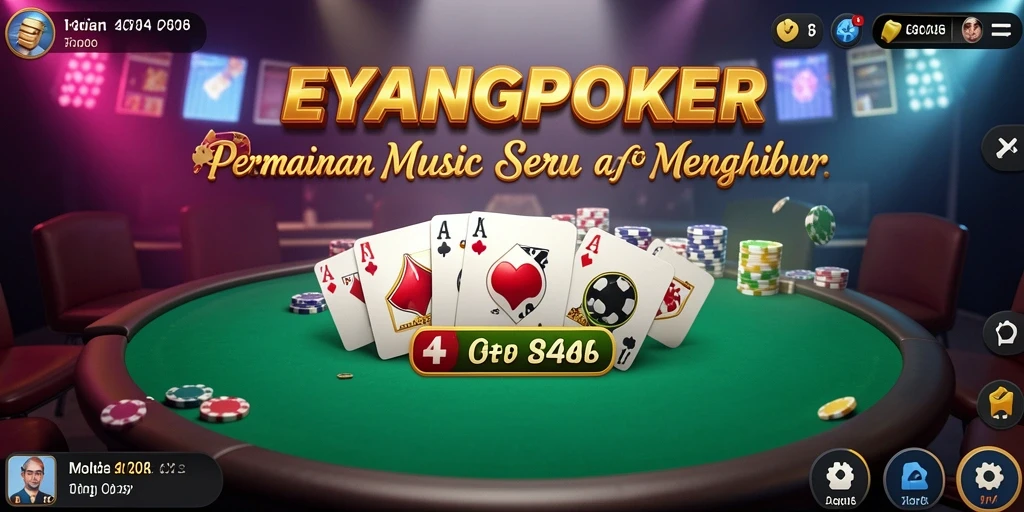 Tampilan gameplay EYANGPOKER yang seru dan interaktif.