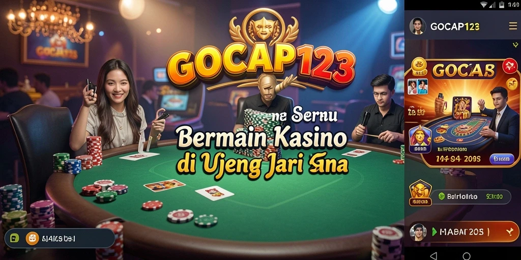Gameplay seru GOCAP123 dengan berbagai pilihan permainan Kasino.