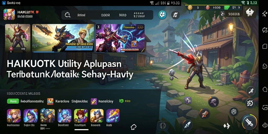 Tampilan utama HAIKUOTK dengan fitur-fitur Utility yang intuitif.