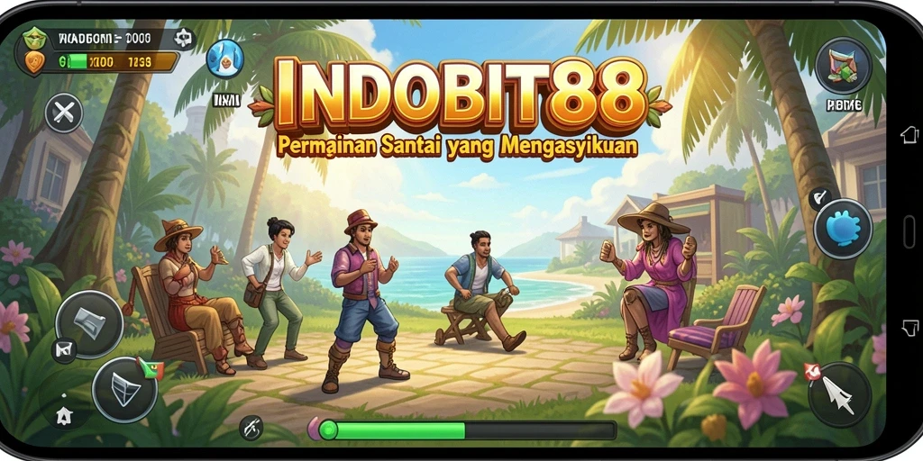 Tampilan gameplay menyenangkan dari INDOBIT88.
