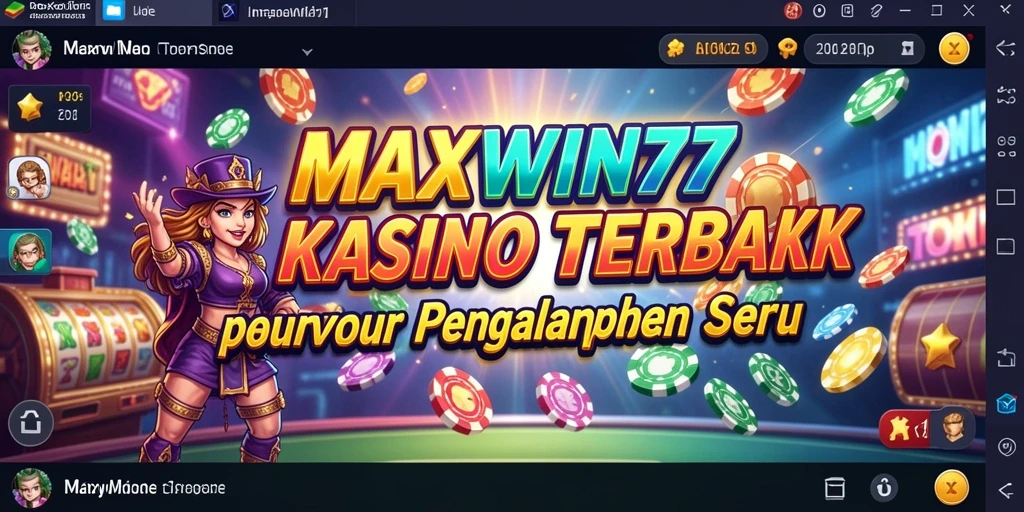 Screenshot gameplay <strong>MAXWIN77</strong> menampilkan suasana Kasino yang mendebarkan.
