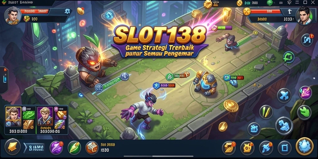 Tangkapan layar gameplay SLOT138 menunjukkan strategi dan taktik mendalam.